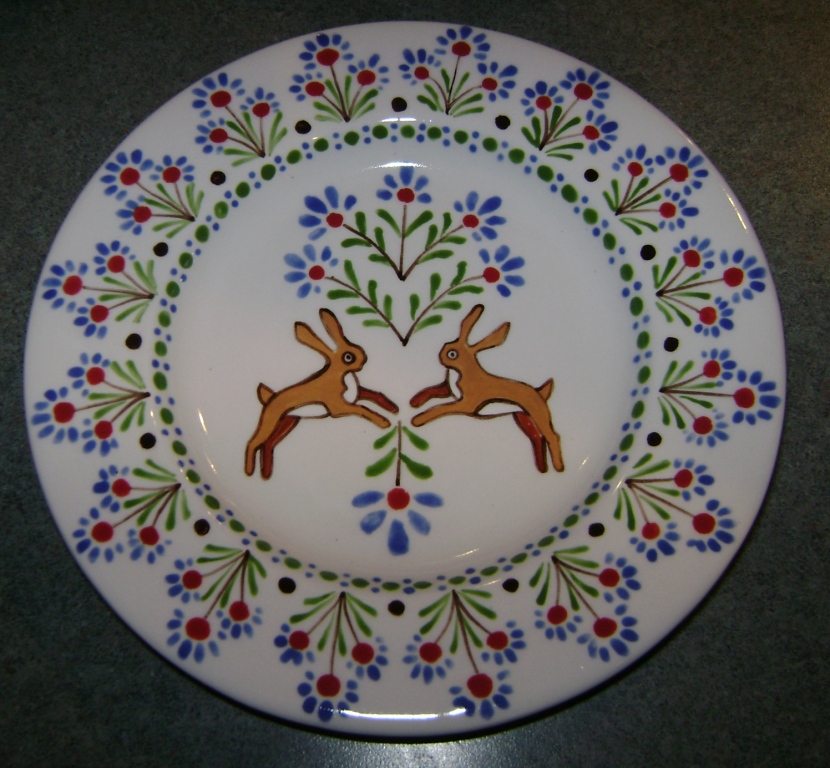 2 Bunny Plate   