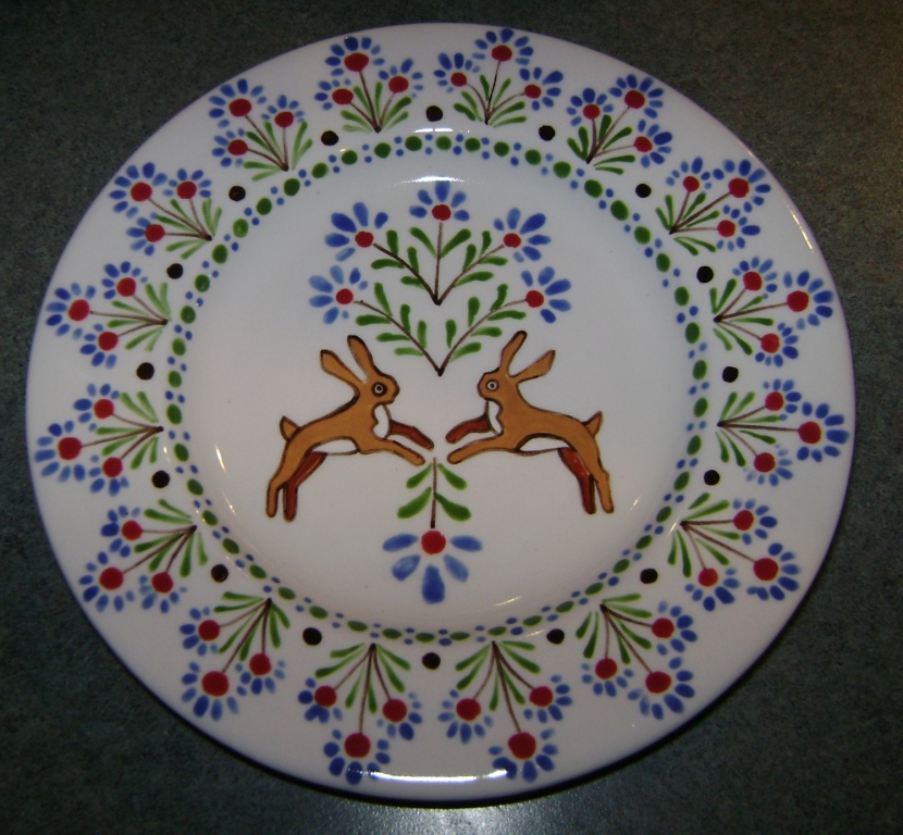 2 Bunny Plate
