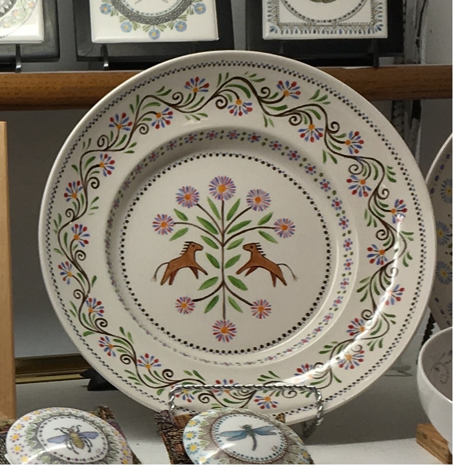 Ceramic Bowl with Horses