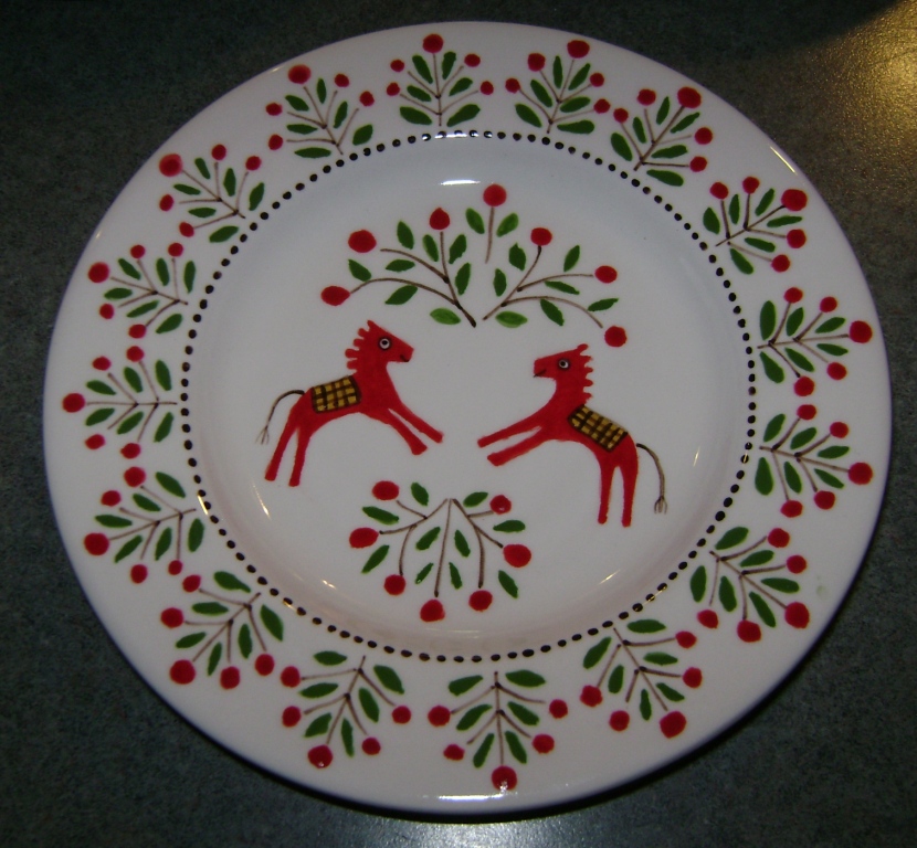 2 Horses Plate