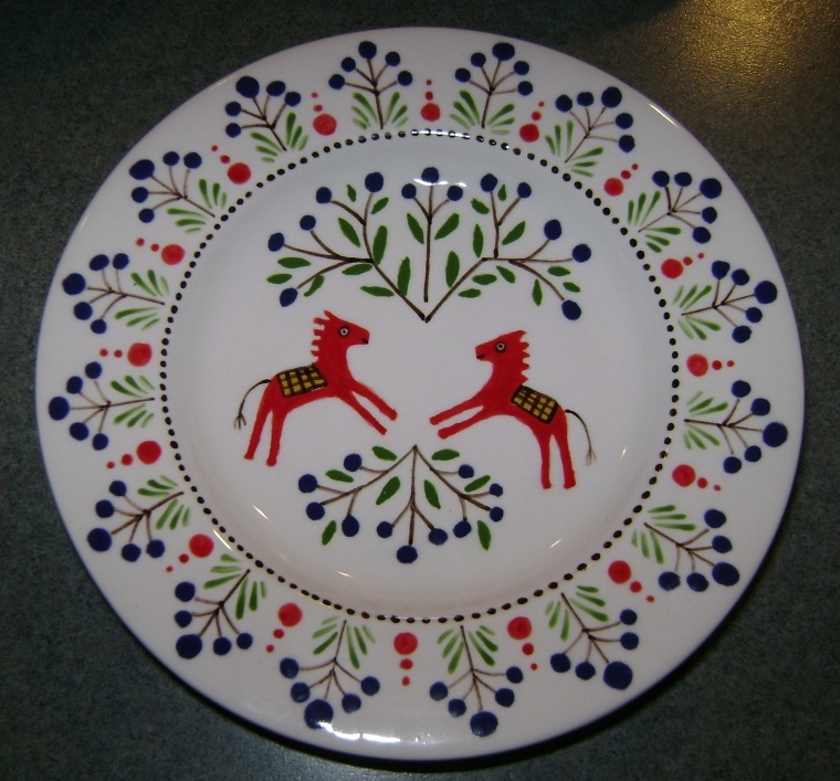 2 Horses Plate