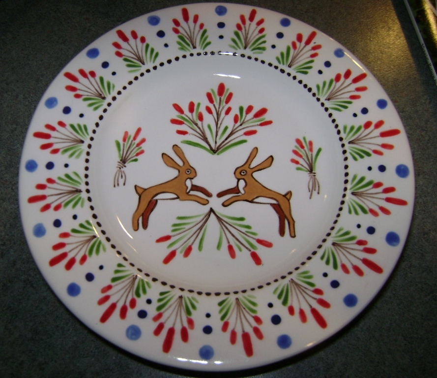 2 Bunny Plate