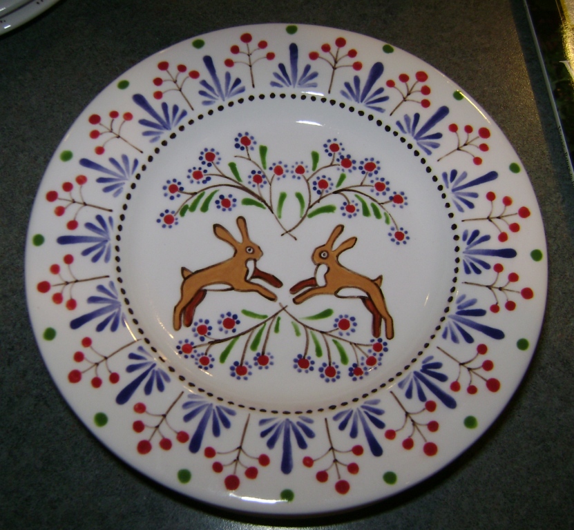 2 Bunny Plate