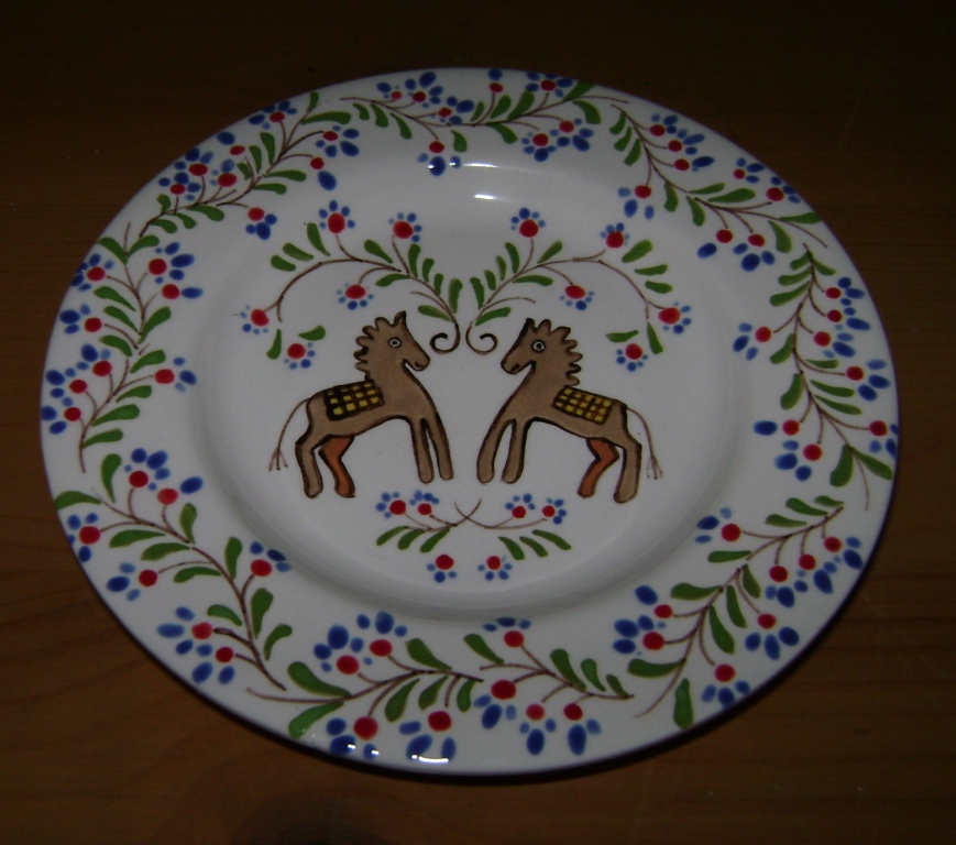 Horses with rines
