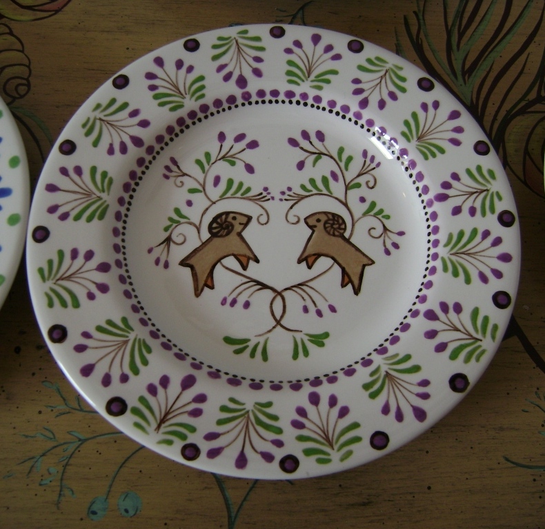 Plate with 2 rams   