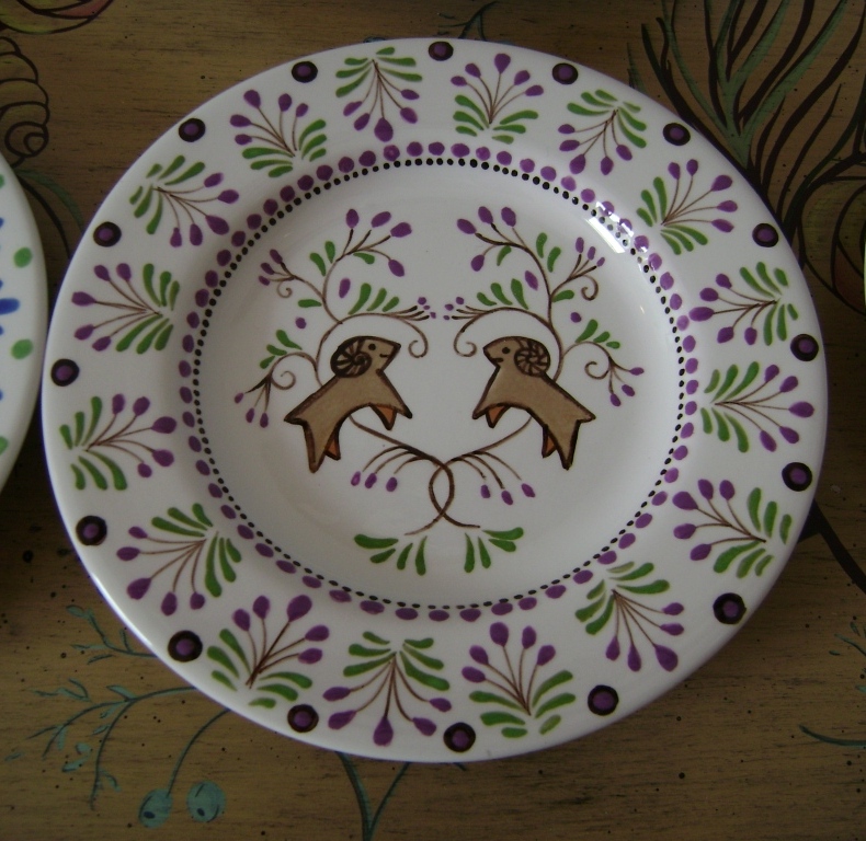 Plate with 2 rams