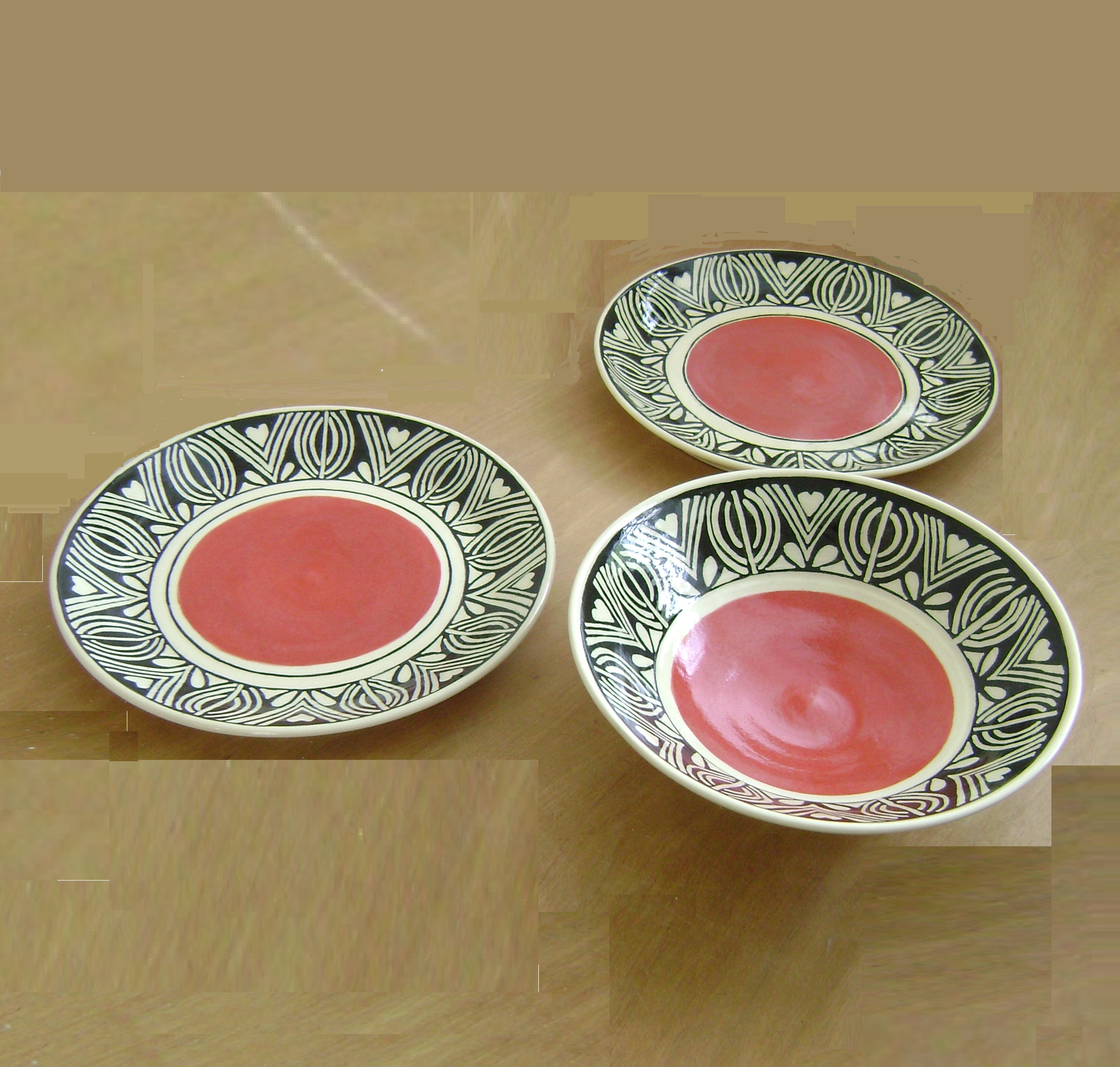 Trypillian Bowl and Plates   