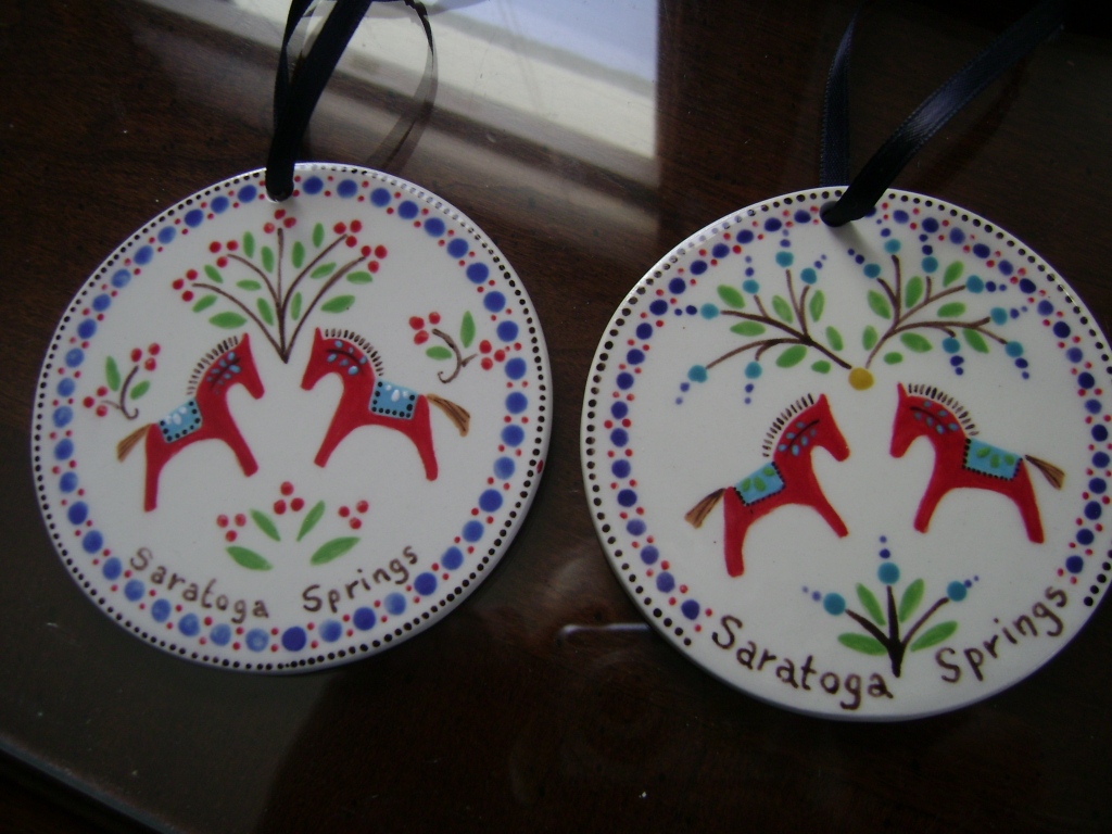 Ornaments with horses   
