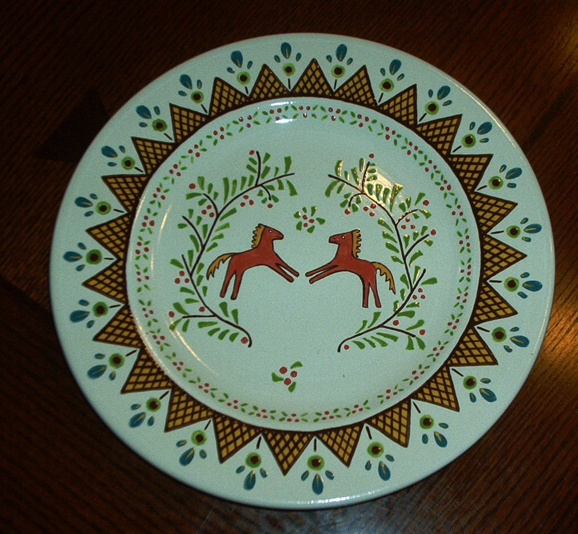Red horse Plate   