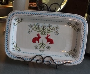 Plate with Bunnies   