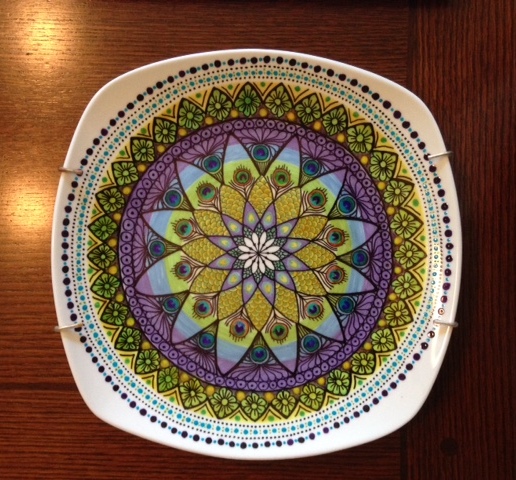 Peacock Plate   
